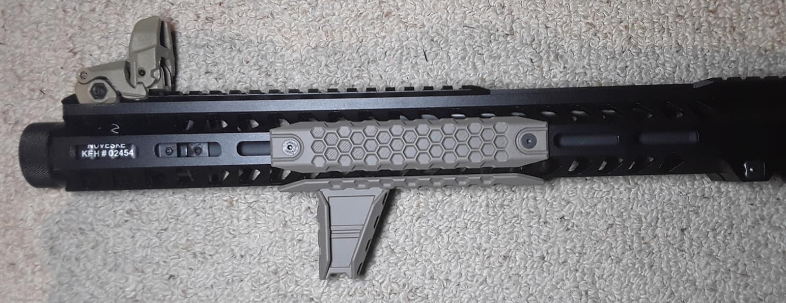 AR-15 Rail Grip, Rail Cover and Hand Stop