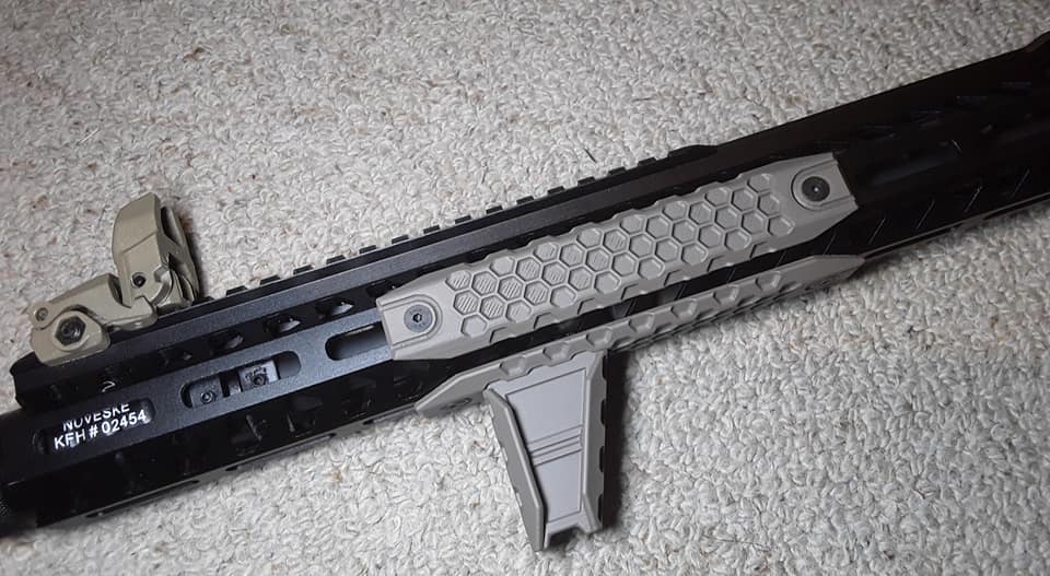 AR-15 Rail Grip, Rail Cover and Hand Stop